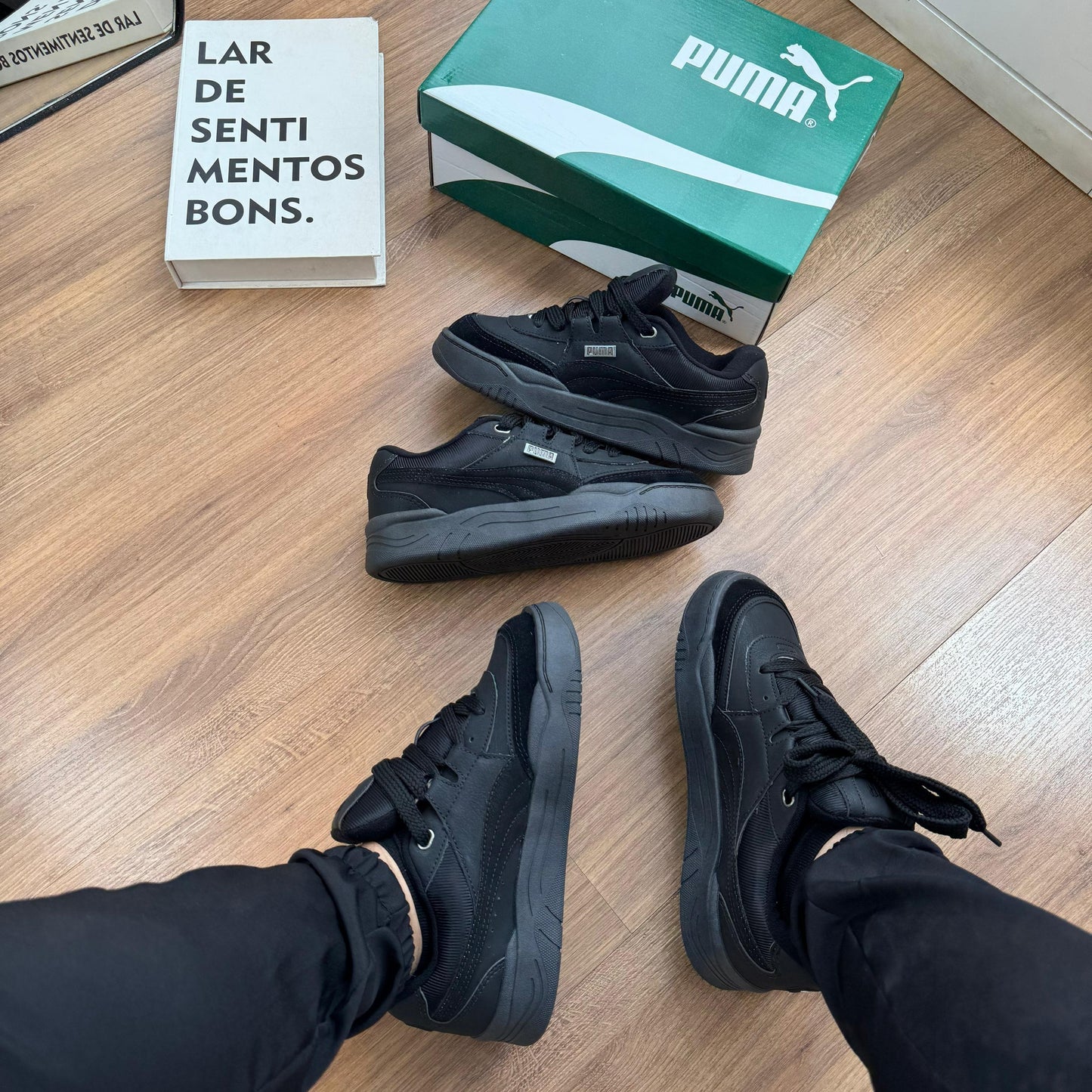 Tênis Puma 180 Preto – Estilo Urbano e Conforto Premium