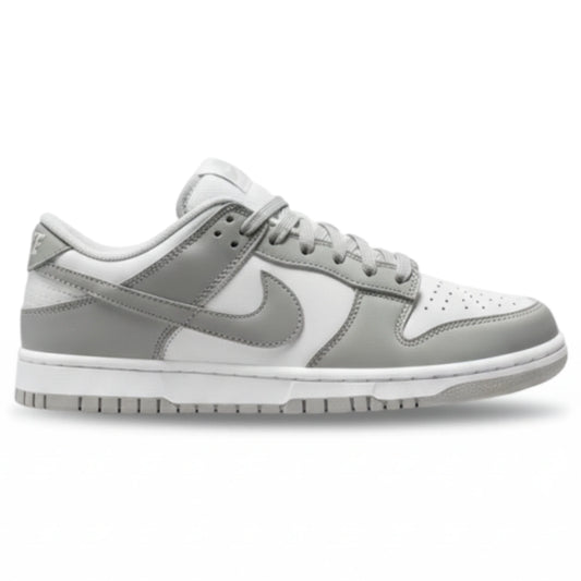 Tênis Nike Dunk Cinza e Branco – Estilo Street Moderno