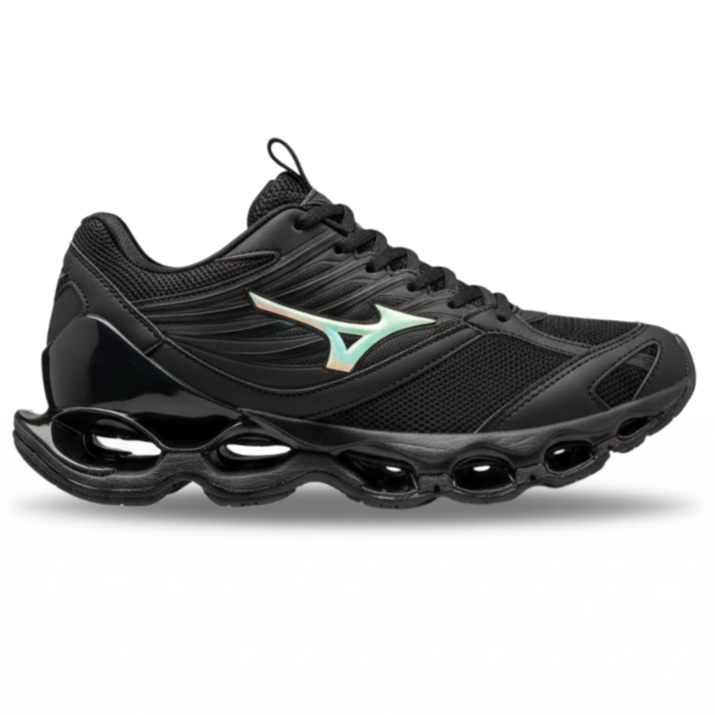 Tênis Mizuno Prophecy 13-S Preto Refletivo – Performance e Estilo Premium