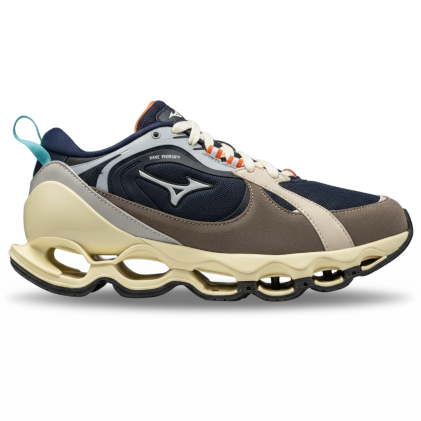Tênis Mizuno Wave Prophecy Beta 2 Azul e Creme – Design Exclusivo e Confortável