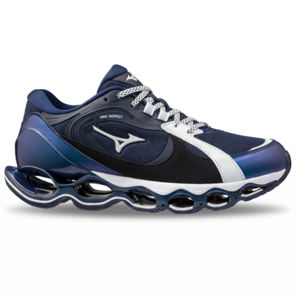 Tênis Mizuno Wave Prophecy Beta 2 Azul – Conforto e Estilo de Alta Performance