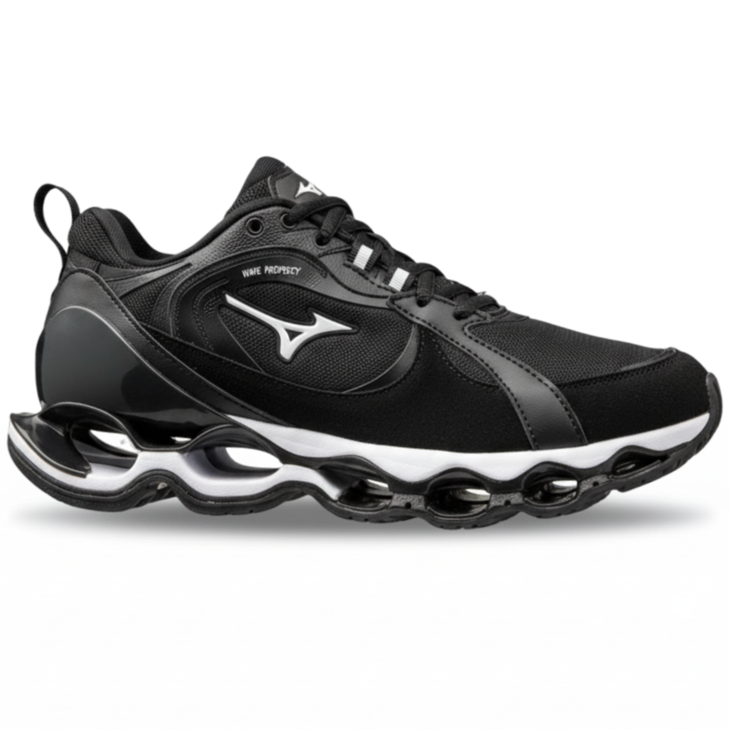 Tênis Mizuno Wave Prophecy Beta 2 Preto – Visual Potente e Amortecimento Premium