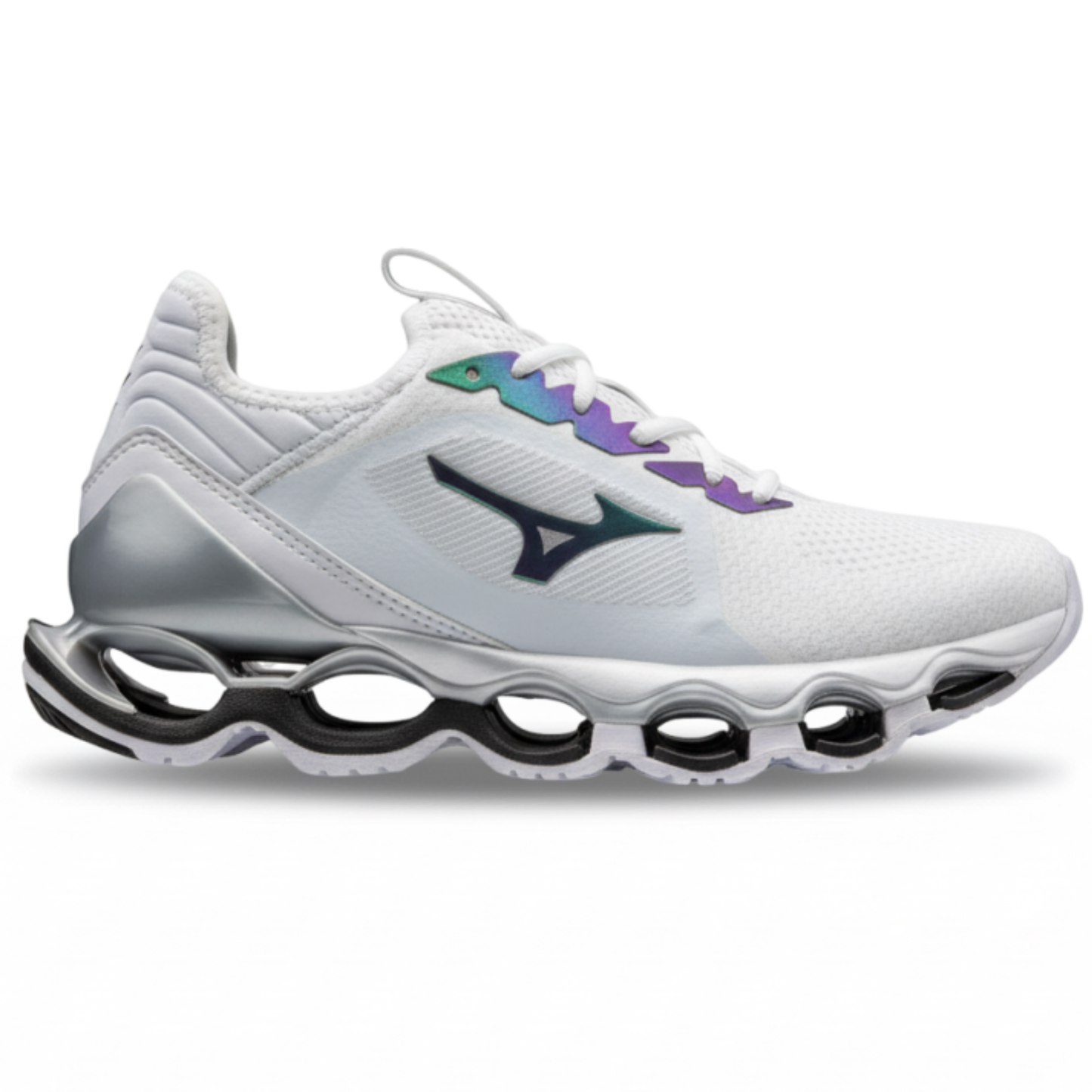 Tênis Mizuno WK Refletivo Branco – Design Moderno com Toque Premium