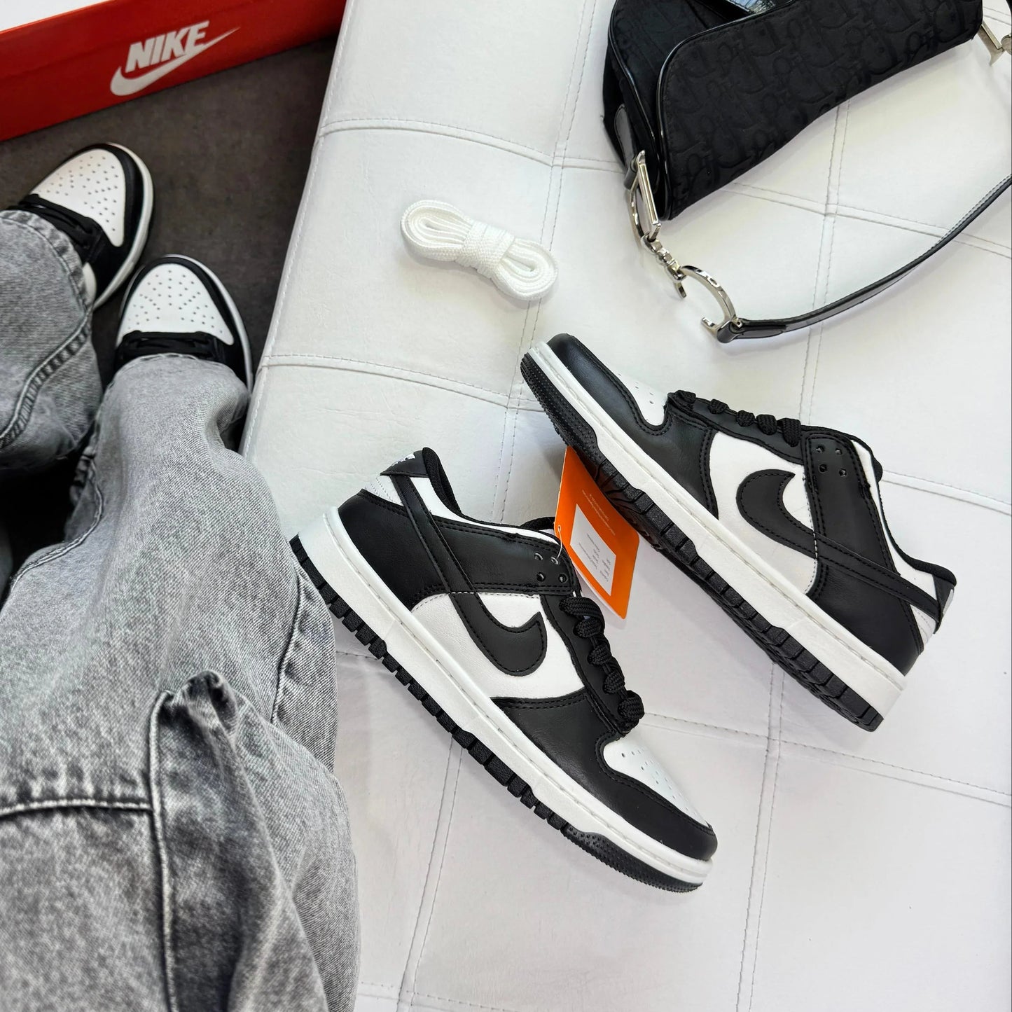 Tênis Nike Dunk Panda – Visual Moderno e Super Confortável