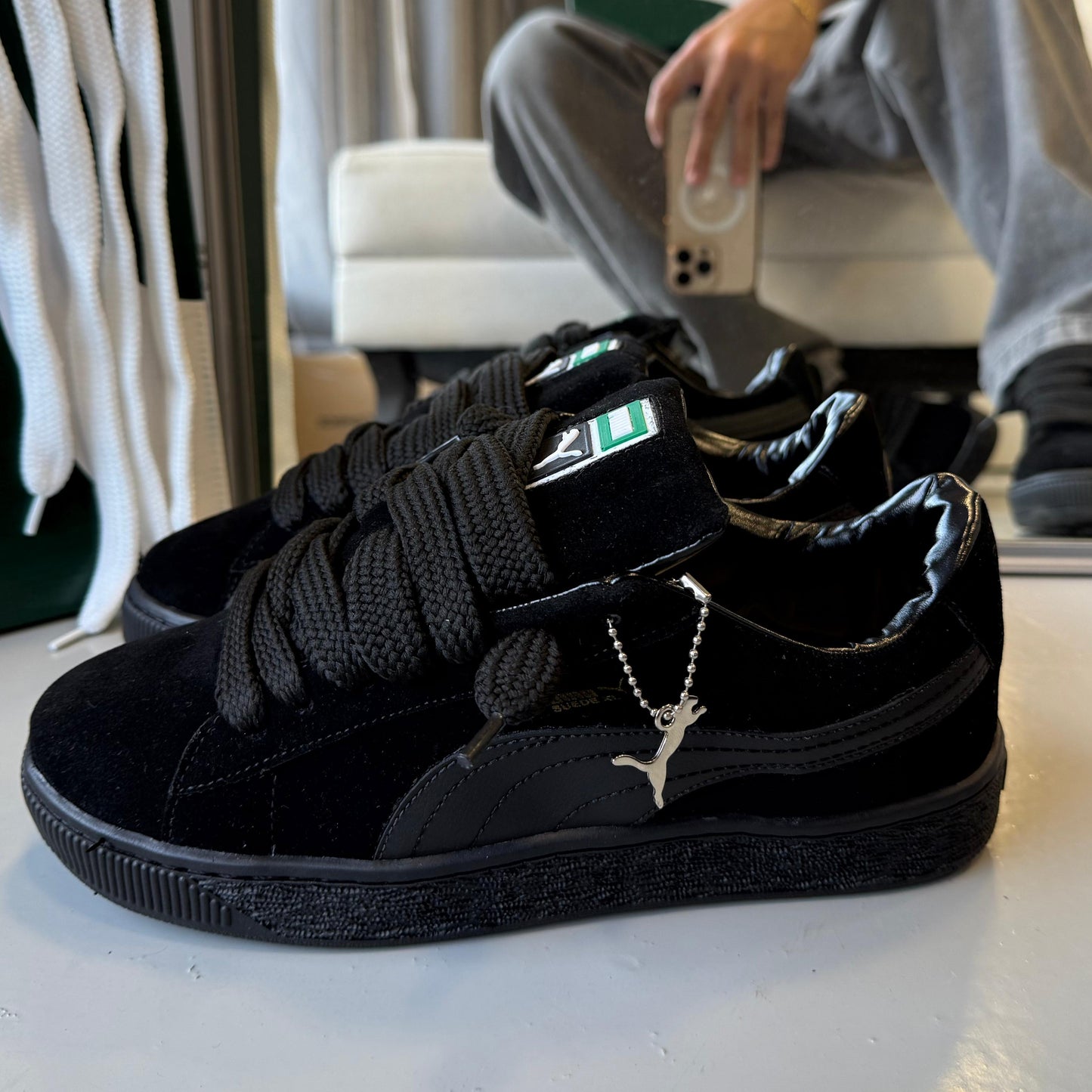 Tênis Puma Suede XL Preto – Clássico e Atemporal com Estilo Premium