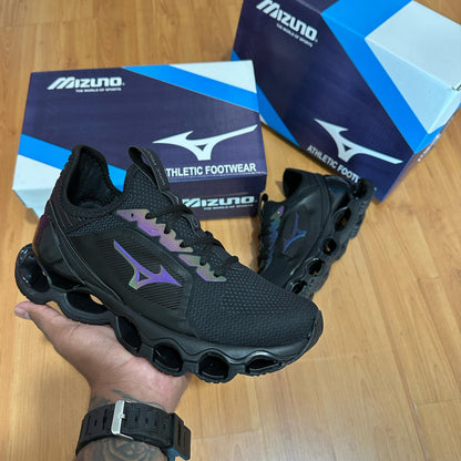 Tênis Mizuno WK Refletivo Preto – Estilo Street e Alto Conforto