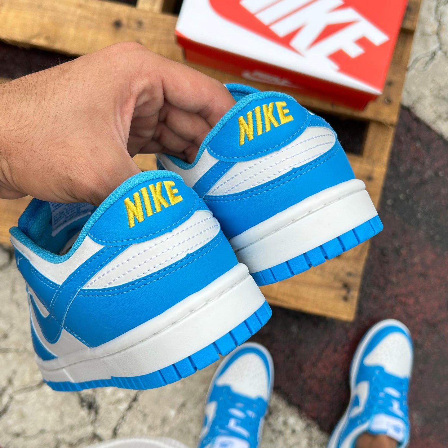 Tênis Nike Dunk Blue – Estilo Street Moderno