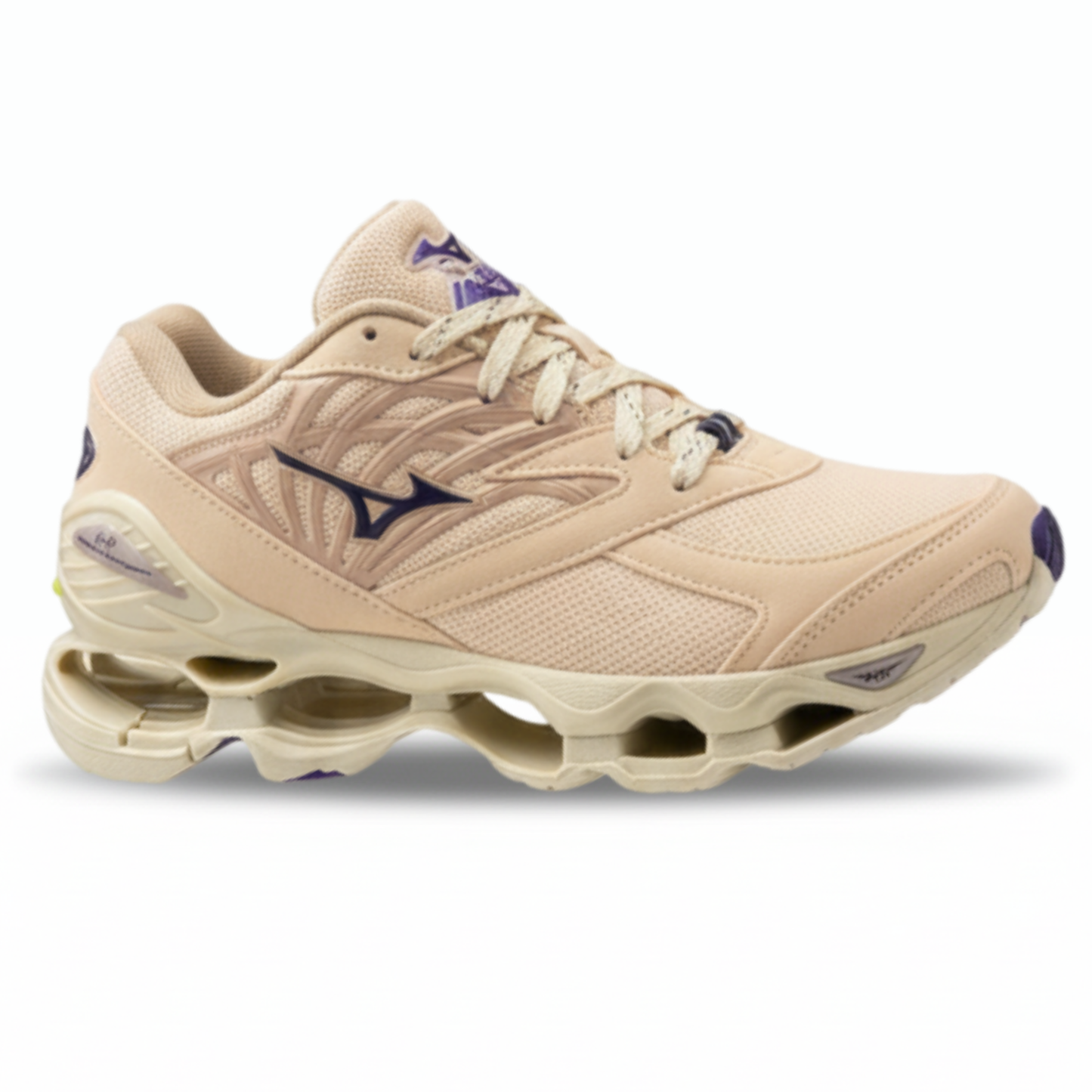 Tênis Mizuno Pro 13-S Creme Flor de Lótus – Edição Premium