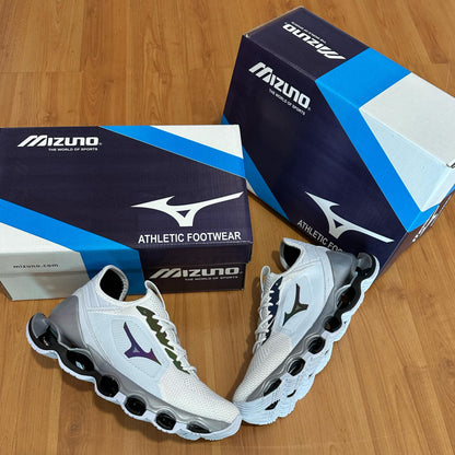 Tênis Mizuno WK Refletivo Branco – Design Moderno com Toque Premium