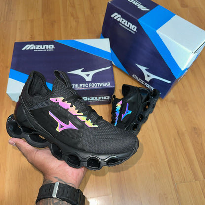 Tênis Mizuno WK Refletivo Preto – Estilo Street e Alto Conforto